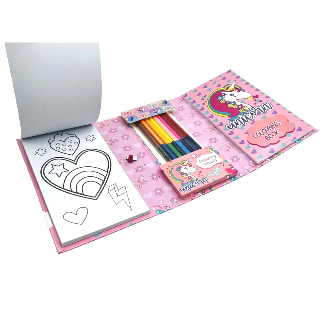 2 in 1 scratch & colouring book