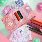 2 in 1 scratch & colouring book