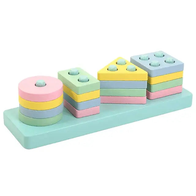 4 Coloumn Shape Sorter toy