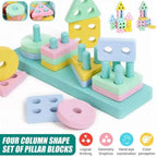 4 Coloumn Shape Sorter toy
