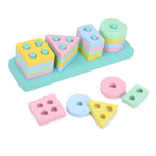 4 Coloumn Shape Sorter toy