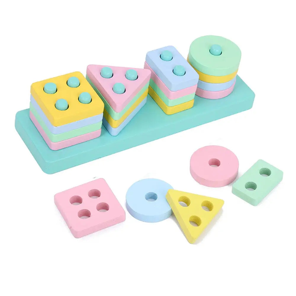 4 Coloumn Shape Sorter toy