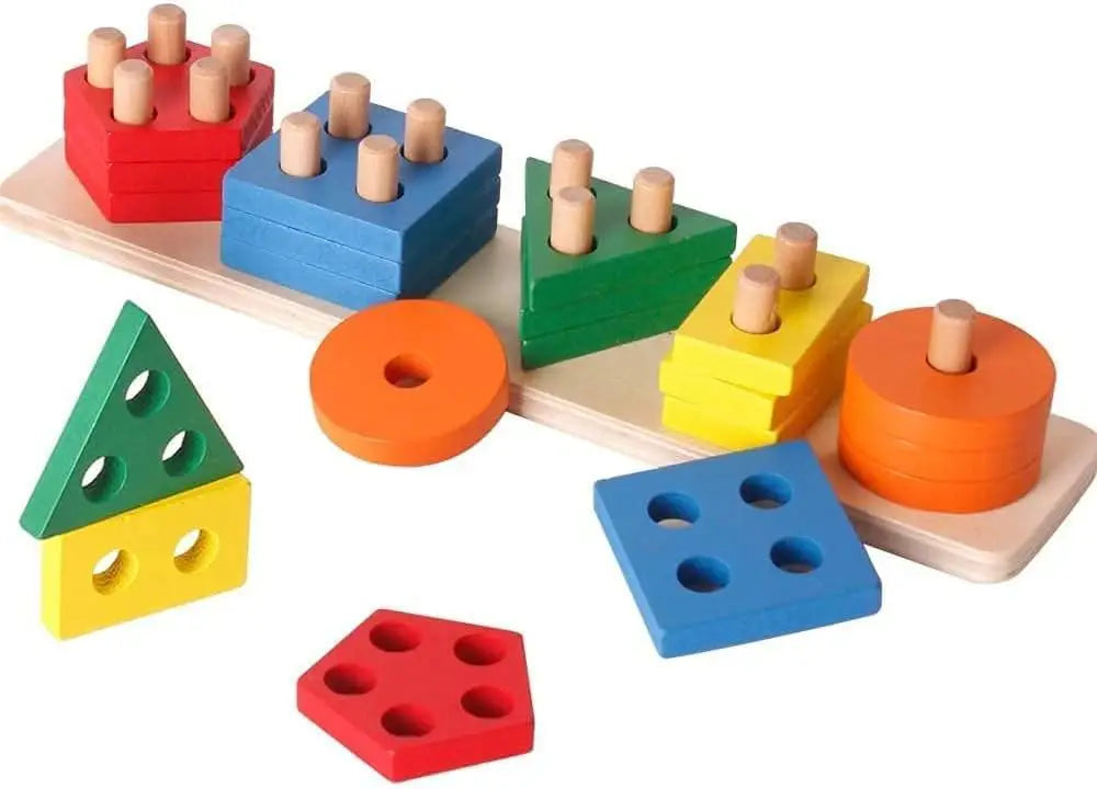 5 Coloumn Shape Sorter toy