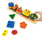 5 Coloumn Shape Sorter toy