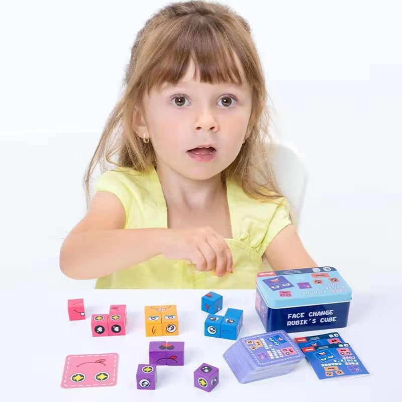 Face Cube Puzzle