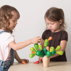 Cactus block puzzle wooden stacking & balancing game