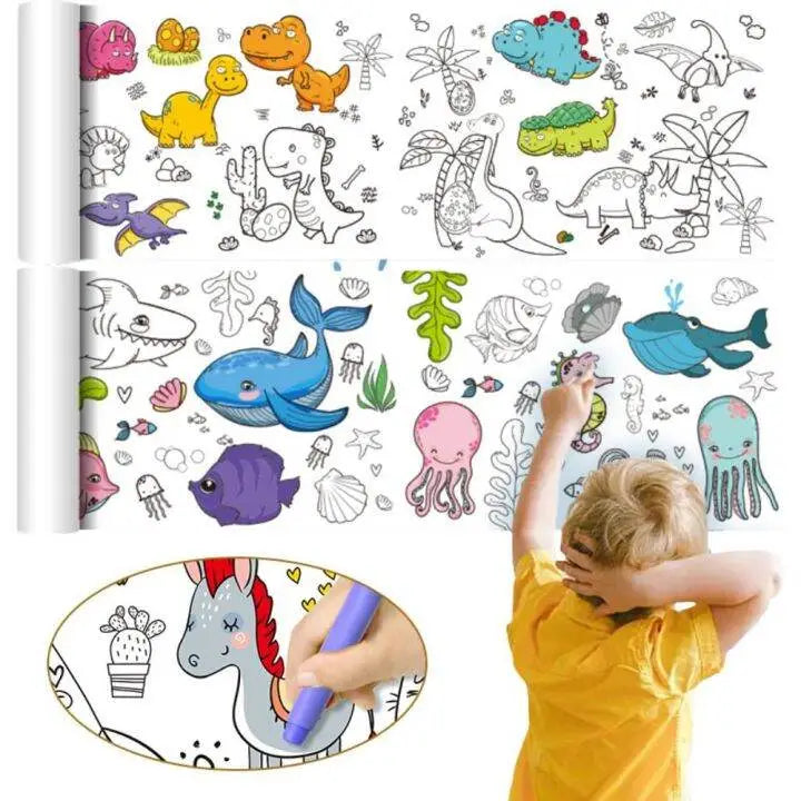 Graffiti Colouring Roll