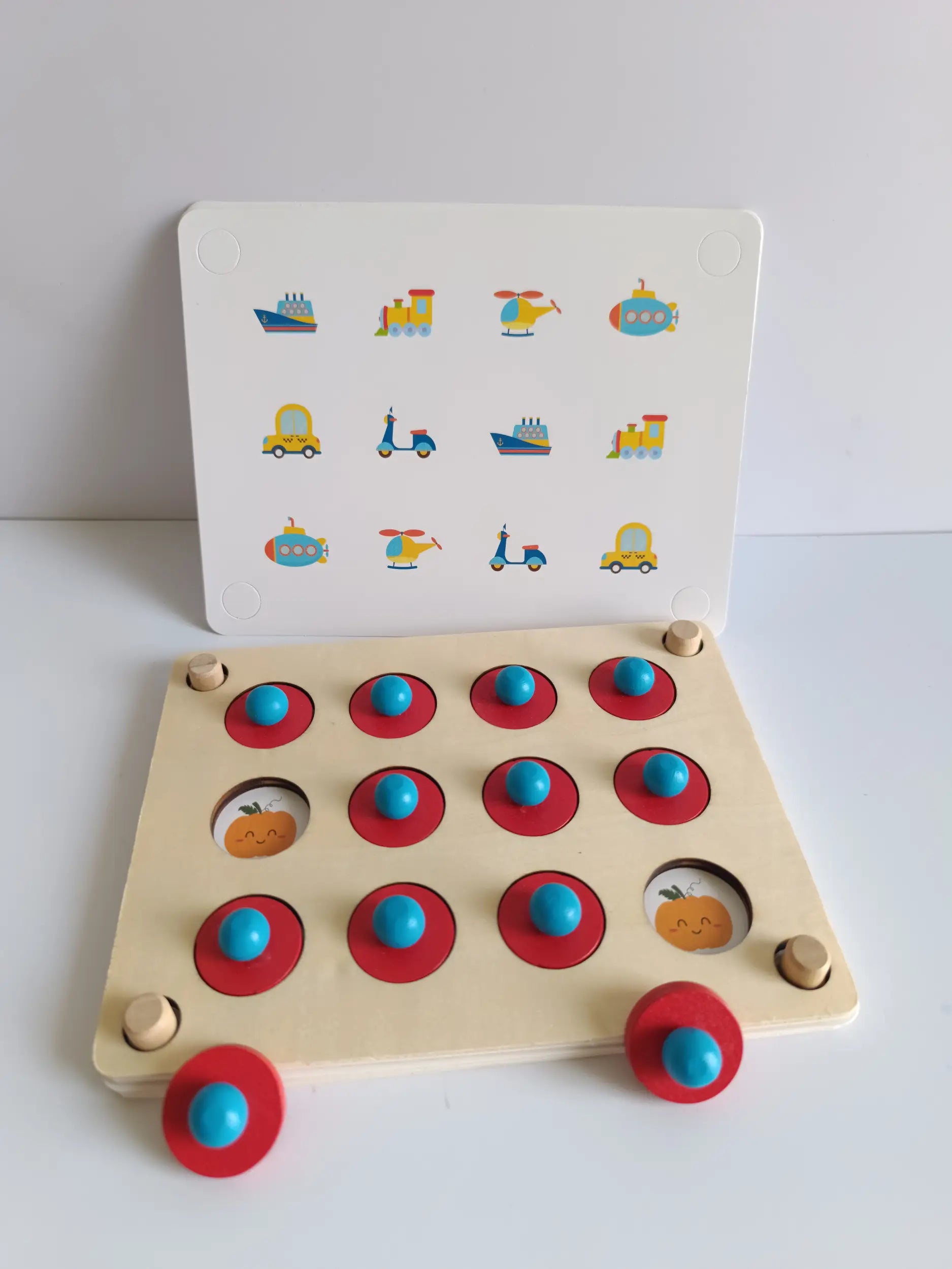 Memory game for kids -wooden educational toy