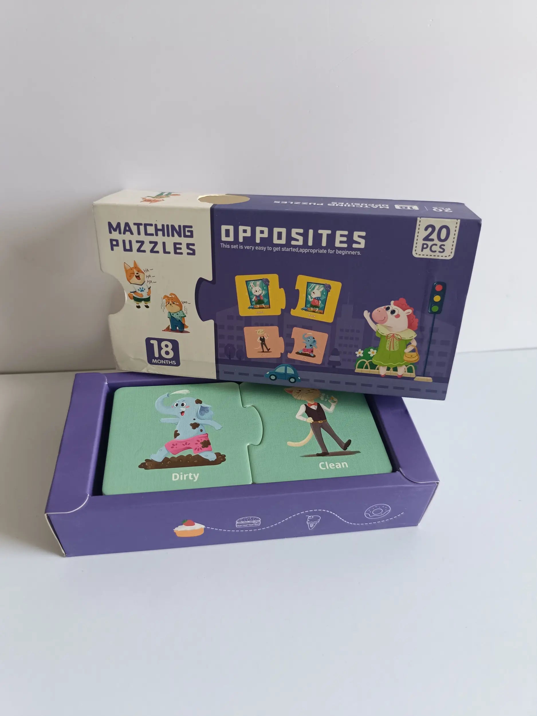 Opposite puzzle kids toy