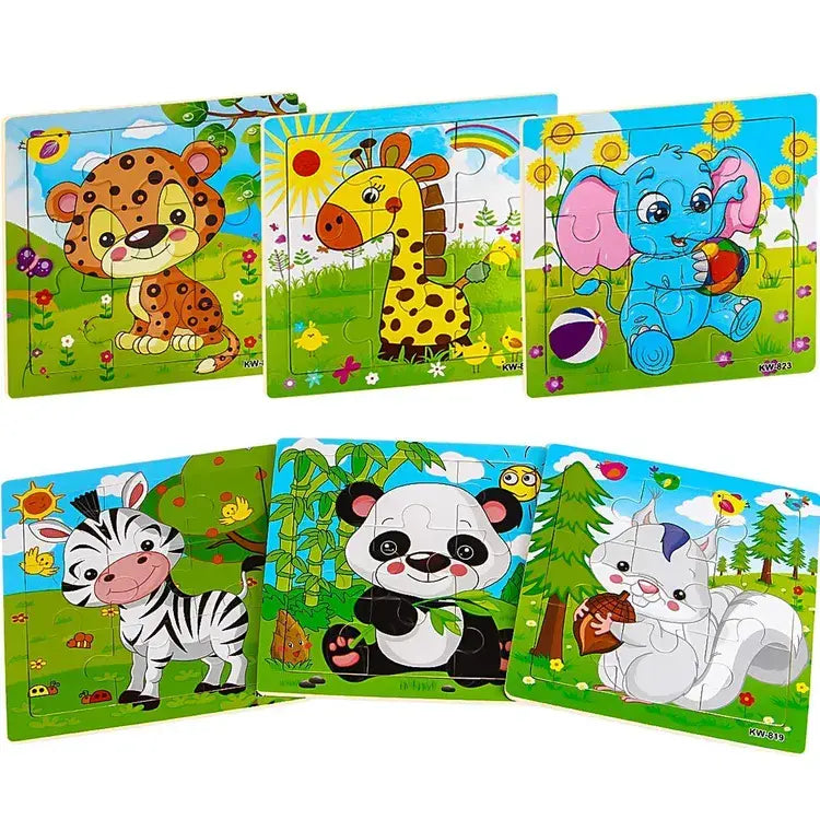 Puzzle with base image