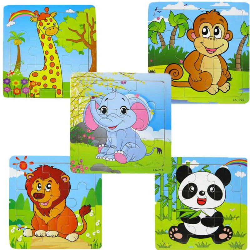 Puzzle with base image