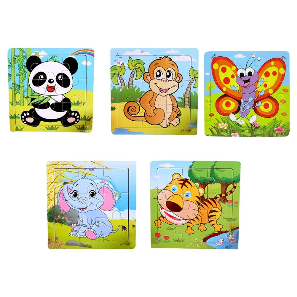 Puzzle with base image