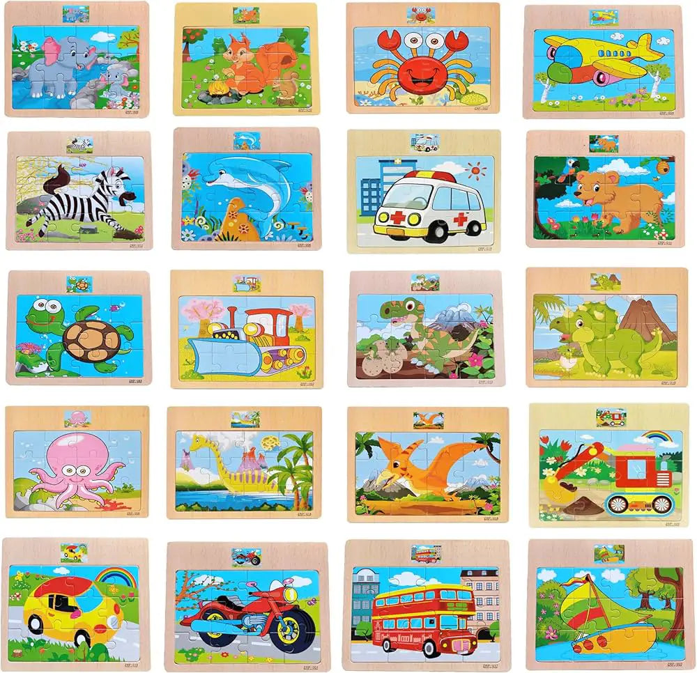 Puzzle with reference image
