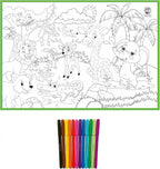 Reusable colouring mat