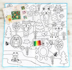 Reusable colouring mat