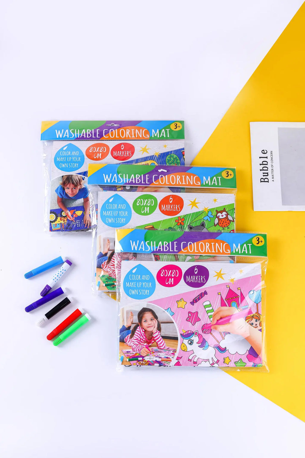 Reusable colouring mat