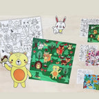 Reusable colouring mat
