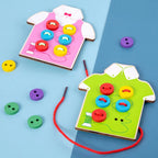 Button and Shoe Lacing