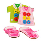 Button and Shoe Lacing
