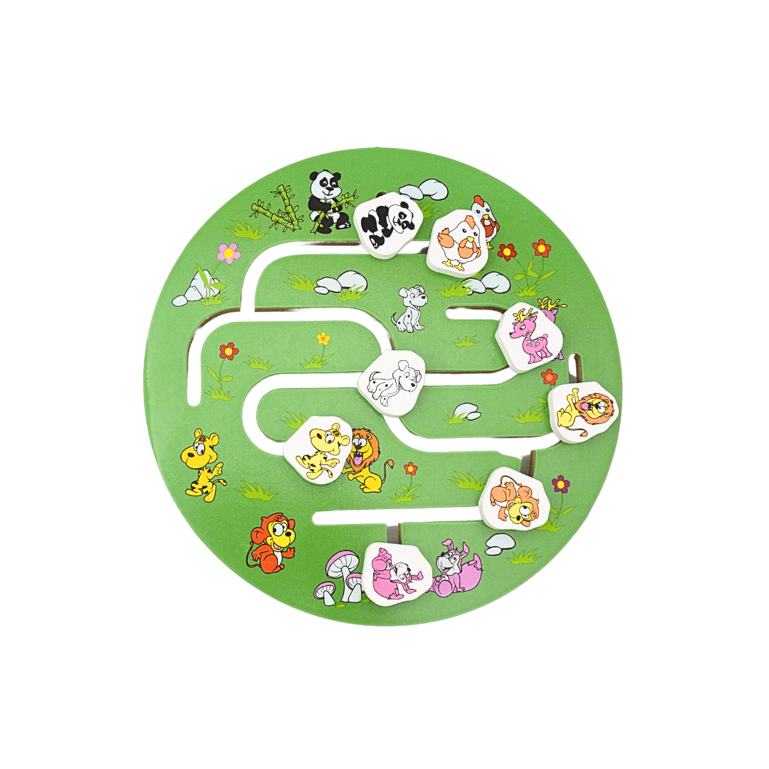 Maze- Fruit/Animal/Number