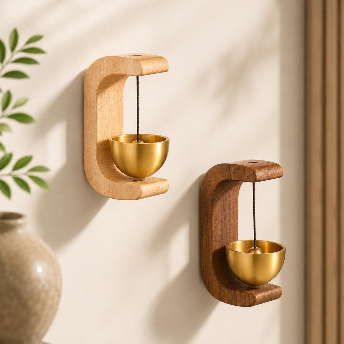 Wooden Door Bell