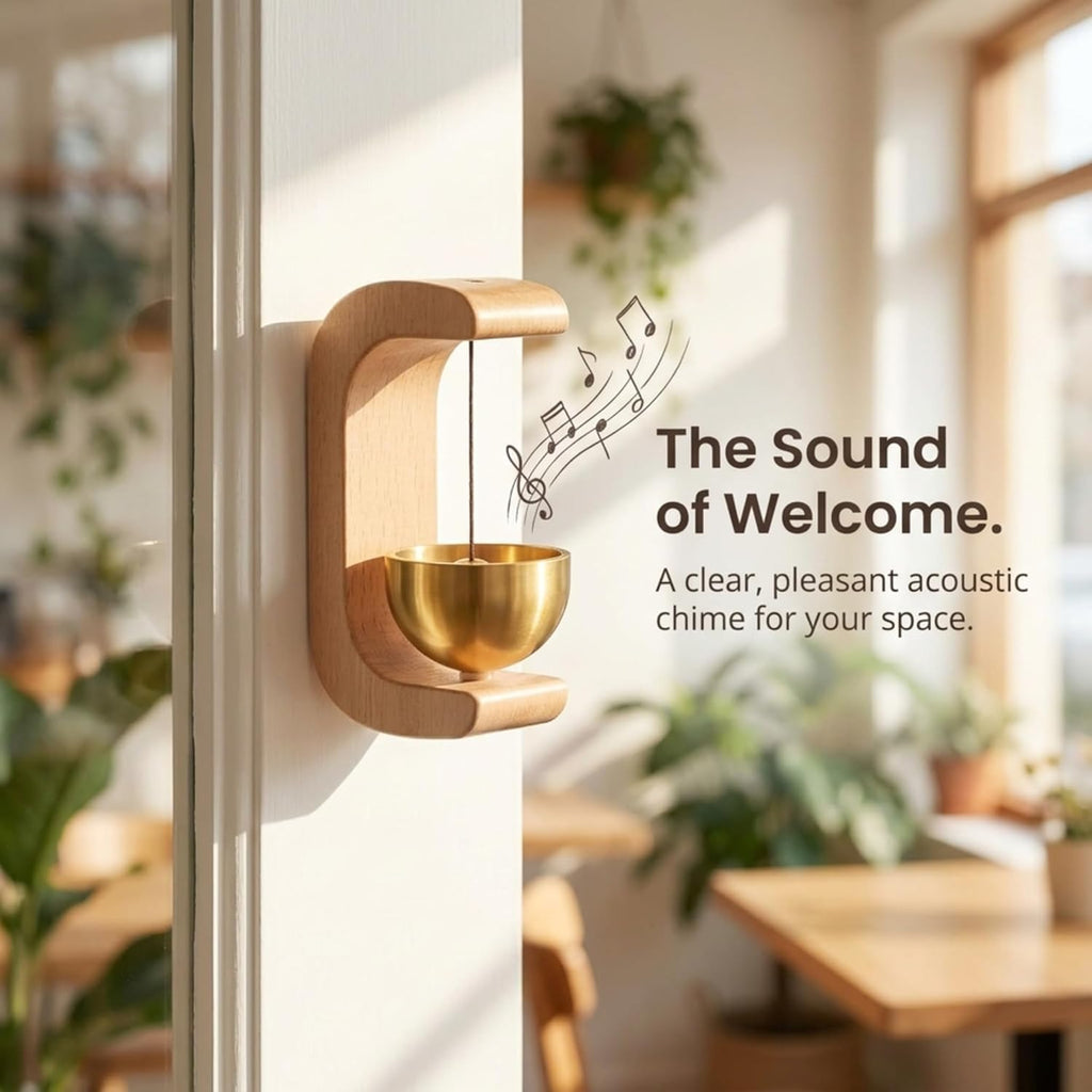 Wooden Door Bell