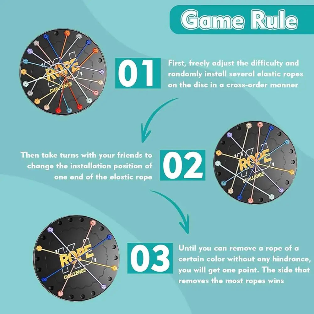 Rope untangle game