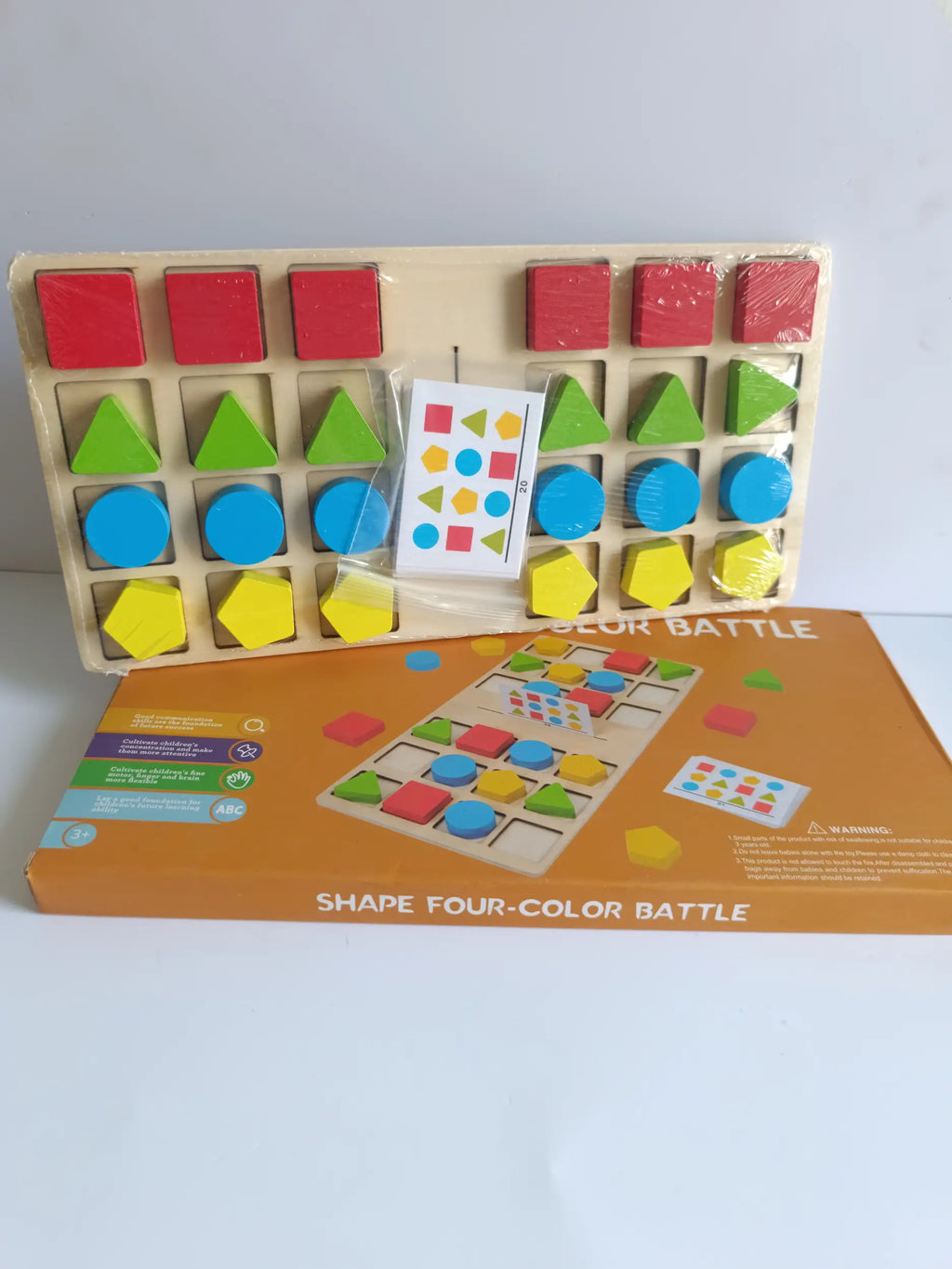 Shapes four colour battle