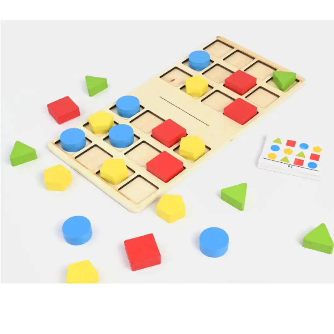 Shapes four colour battle