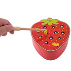 Strawberry Worm Magnet toy