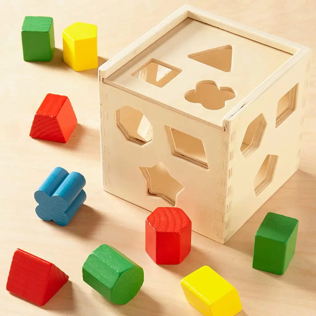 Wooden Shape sorter Box for kids